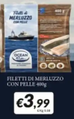 Supermercati Visotto Filetti di merluzzo con pelle offerta