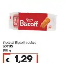 Italy Cash Biscotti Biscoff pocket LOTUS offerta