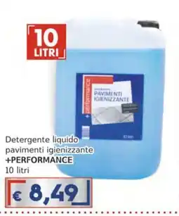Italy Cash Detergente liquido pavimenti igienizzante +PERFORMANCE offerta