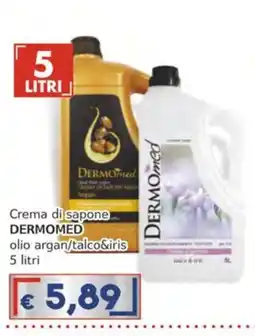 Italy Cash Crema di sapone DERMOMED olio argan/talco&iris offerta