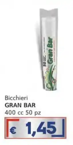 Italy Cash Bicchieri Gran Bar offerta