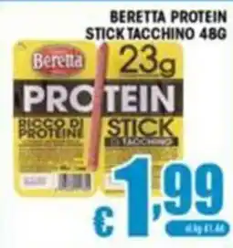 Sacoph Beretta protein stick tacchino offerta