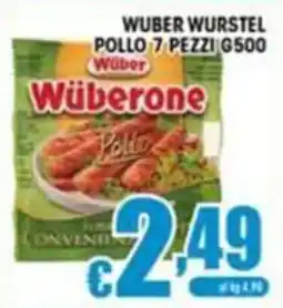 Sacoph Wüber Würstel Pollo offerta