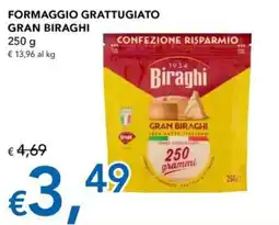 Migross Superstore Formaggio grattugiato Gran Biraghi offerta