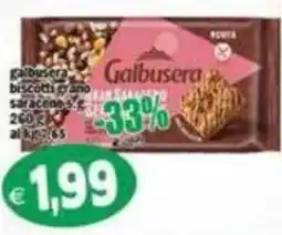 Il Castoro Supermercati Galbusera biscotti grano saraceno offerta