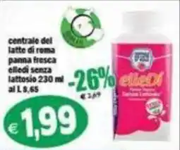 Il Castoro Supermercati Elta-Ol panna fresca senza lattosio offerta