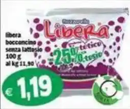 Il Castoro Supermercati Libera bocconcino senza lattosio offerta