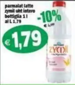 Il Castoro Supermercati Parmalat latte zymil uht intero offerta