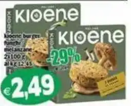 Il Castoro Supermercati Kioene burger funghi melanzane offerta