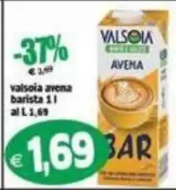 Il Castoro Supermercati Valsoia avena barista offerta