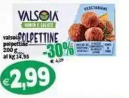 Il Castoro Supermercati Valsòia polpette offerta