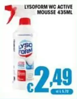 Sacoph Lysoform wc active mousse offerta
