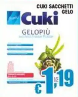 Sacoph Cuki gelo più offerta