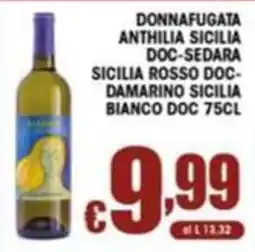 Sacoph Donnafugata Anthilia Sicilia offerta