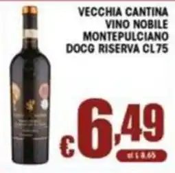 Sacoph Vecchia Cantina Vino Nobile Montepulciano offerta
