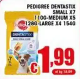Sacoph Pedigree Dentastix offerta