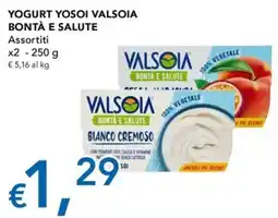 Migross Supermercati e Market Yogurt Yosoi Valsoia Bontà e Salute offerta