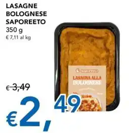 Migross Supermercati e Market Lasagne bolognese Saporeeto offerta