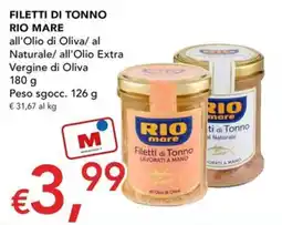 Migross Supermercati e Market Filetti di Tonno Rio Mare offerta