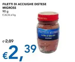 Migross Supermercati e Market Filetti di acciughe distese offerta
