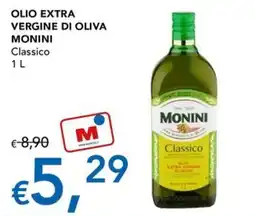 Migross Supermercati e Market Olio extra vergine di oliva Monini Classico offerta