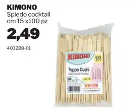 GrosMarket Kimono spiedo cocktail offerta