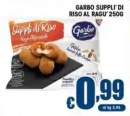 Sacoph Garbo Suppli di Riso al Ragù offerta