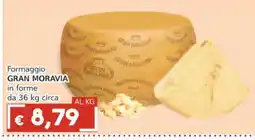 Italy Cash Formaggio Gran Moravia offerta