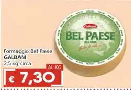 Italy Cash Formaggio Bel Paese Galbani offerta