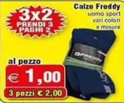 Magazzini Smart Calze Freddy uomo sport offerta