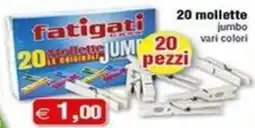 Magazzini Smart fatigati mollette jumbo offerta