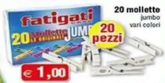 Fatigati mollette jumbo