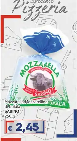 Italy Cash Mozzarella di bufala Sabino offerta