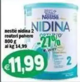 Il Castoro Supermercati Nestlé Nidina 2 offerta