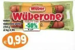 Il Castoro Supermercati Wüber Wüberone pollo offerta