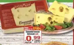 CTS Supermercati Emmentaler francese offerta