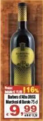 CTS Supermercati Barbera d'Alba DOCG Marchesi di Barolo offerta