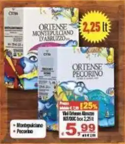 CTS Supermercati Ortense Pecorino offerta