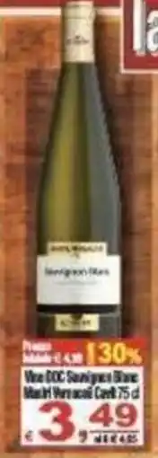 CTS Supermercati Vino DCC Sauvignon Blanc offerta