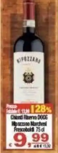 CTS Supermercati Chianti Riserva DOCG Mipozzano Marchesi offerta