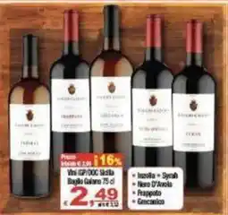 CTS Supermercati Vini IGP/DOC Sicilia offerta