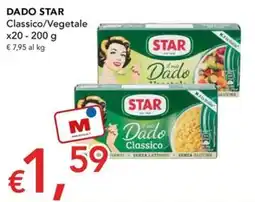 Migross Superstore Dado Star Classico/Vegetale offerta