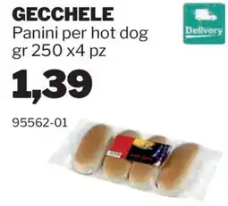 GrosMarket Panini per hot dog Gecchele offerta