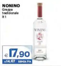Boningros Cash and Carry Nonino Grappa tradizionale offerta