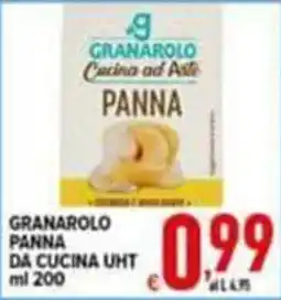 Iper Triscount Granarolo panna da cucina uht offerta