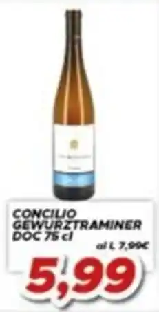 MA Supermercati Concilio Gewurztraminer offerta