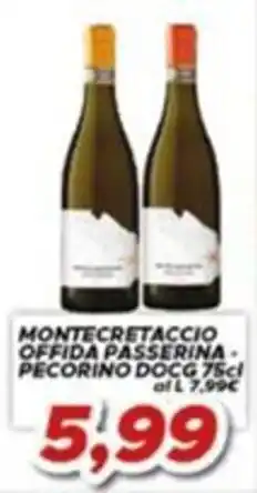 MA Supermercati Montecretaccio Offida Passerina - Pecorino DOCG offerta