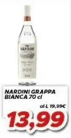 MA Supermercati Nardini grappa bianca offerta