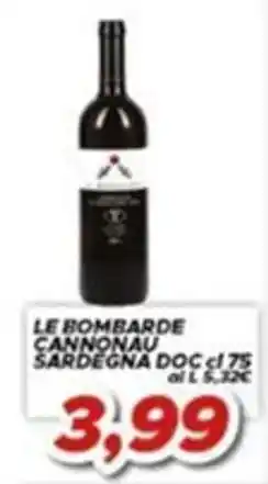 MA Supermercati Le Bombarde Cannonau Sardegna DOC offerta