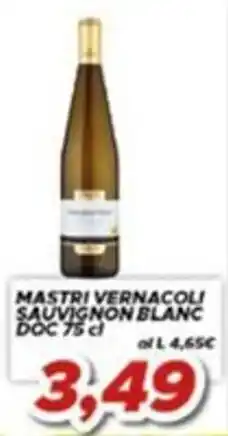 MA Supermercati Mastri Vernacoli Sauvignon Blanc offerta